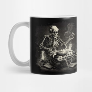 DJ Skeleton Death Music Mug